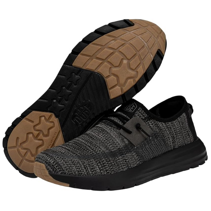 Hey Dude Men's Sirocco Shoes Black Night 40410-0WM