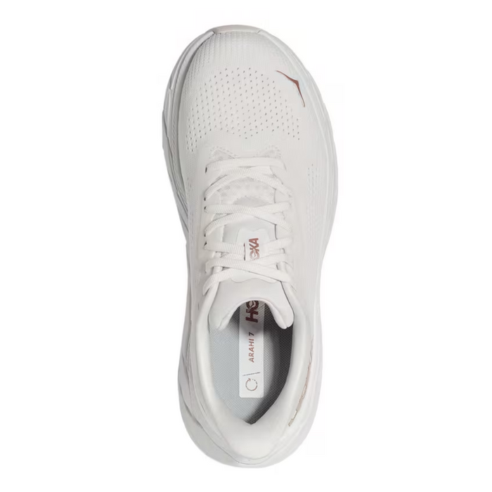 Hoka Women's Arahi 7 Running Shoes Blanc/Rose Gold 1147851BSG