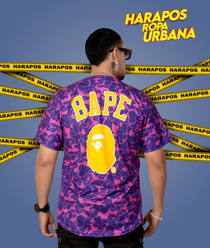 Jersey lakers bape lila camuflado