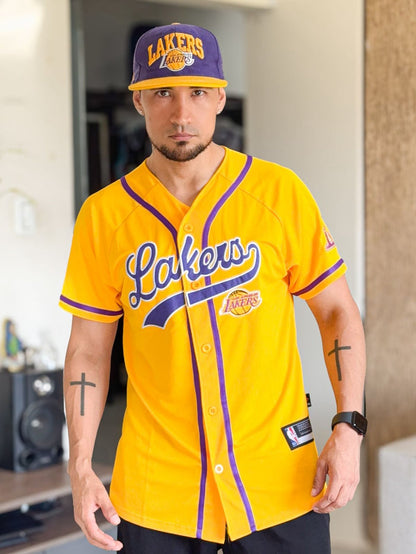 Jersey Lakers Baseball Style color Amarillo