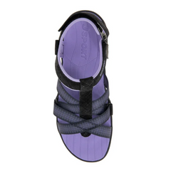 Jsport Women's Adjustable Sandals Black/Purple 1769643