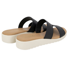 Kensie Elena Women's Black H- Band Sandals KS241260