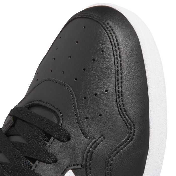 Adidas Kids' Hoops 4.0 Mid Shoes – Black/White JQ9994