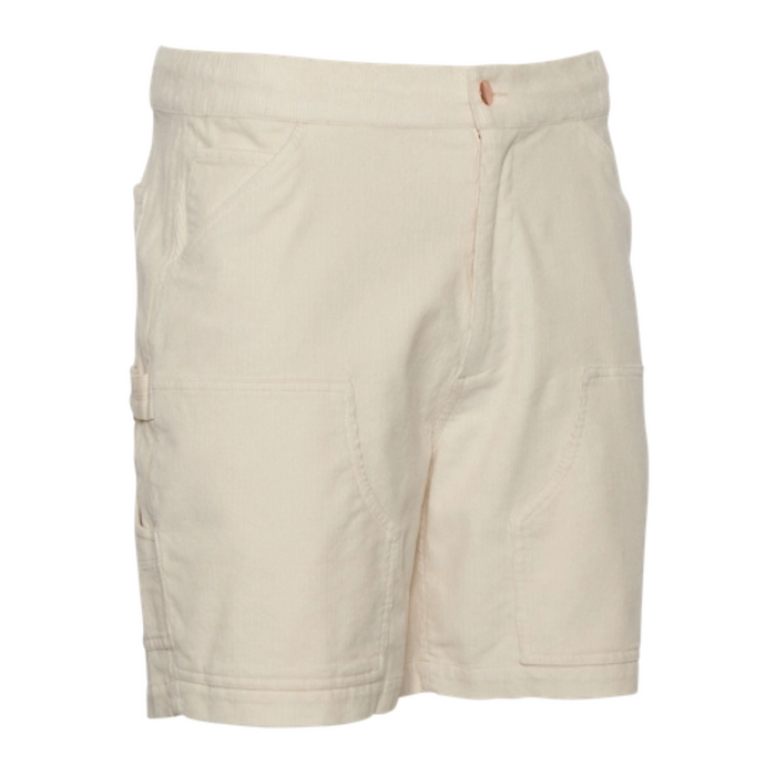 LCKR Men’s Painters Corduroy Shorts – Cream LMWS293CK