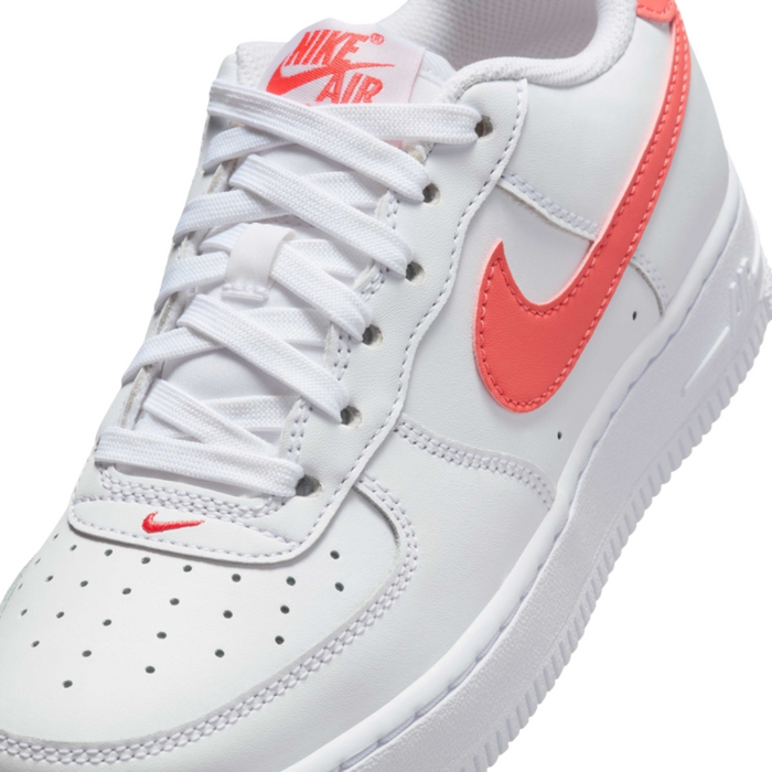 Nike Little Kids’ Air Force 1 Shoes – White/Magic Ember FV5948-117