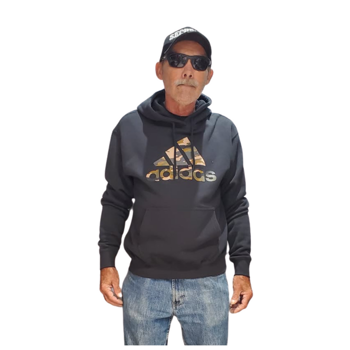 Adidas Men's 2 Tone Badge of Sport Hoodie JW4819