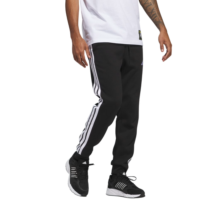 Adidas Men's Essential 3 Stripes Fleece Pants JD1861