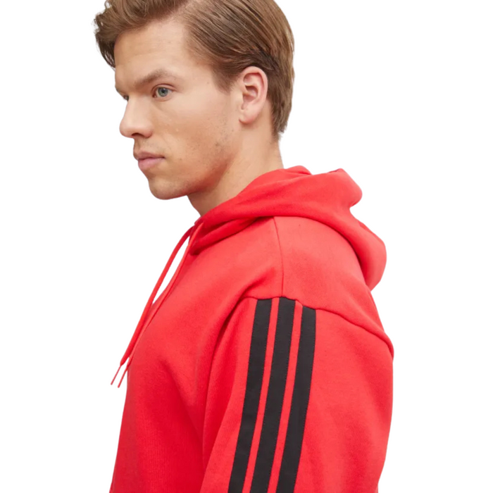 Adidas Men's Essentials 3-Stripe Fleece  Hoodie JE6298