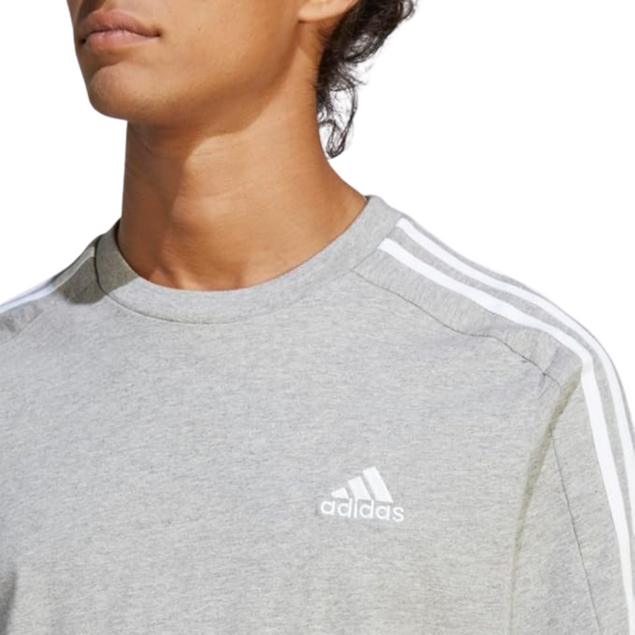 Adidas Men's Essentials Single Jersey 3-Stripes T-Shirt | IC9337