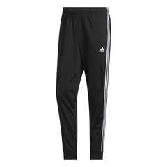 Adidas Men’s Essentials Warm-Up Tapered 3-Stripes Track Pants H46105