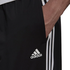 Adidas Men’s Essentials Warm-Up Tapered 3-Stripes Track Pants H46105