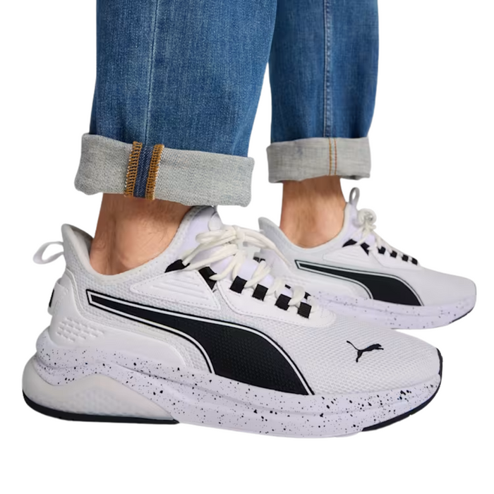 Puma Men's Speckle White Running Shoes 396867-14