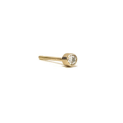Mini Diamond Bezel Stud