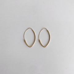 Oval Hoop Earrings