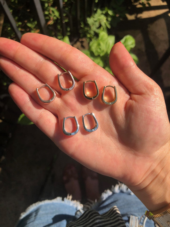 Oval Shape Hoops