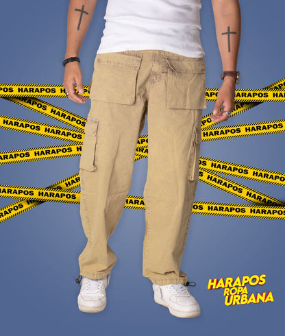 Pantalon club black pachuco pre lavado crema