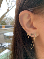 Paper Clip Earrings