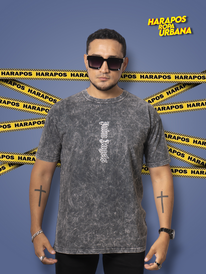 Polera galants palm angels plomo