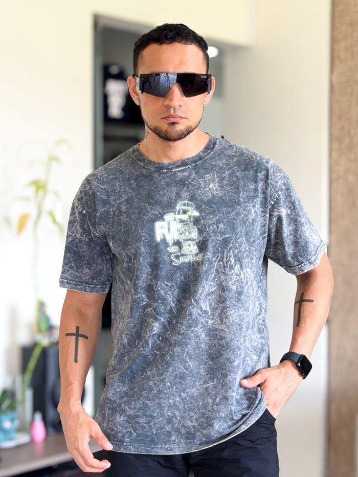 Polera Prelavada Galants Bart Fuck Ploma