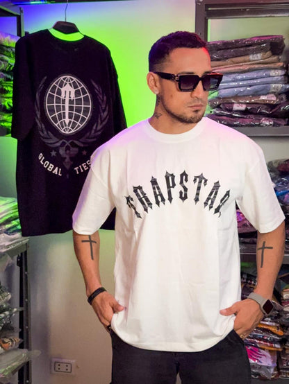Polera Trapstar blanca oversize