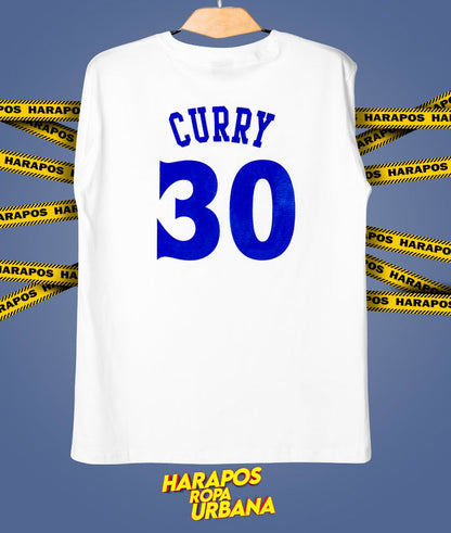 Polera warriors blanca