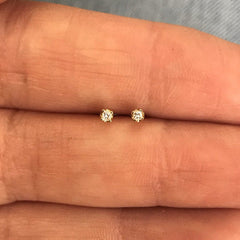 Princess Cut Diamond Stud Earrings