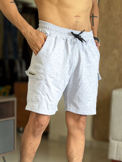 Short Palm Angels plomo detalle engomado