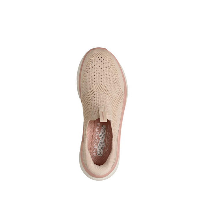 Skechers Slip - Ins D'Lux Walker 3.0 Women's Sneaker - Natural