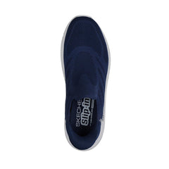Skechers Slip-Ins Go Walk Max Cushioning Hyper Burst Men's Walking Shoes - Navy