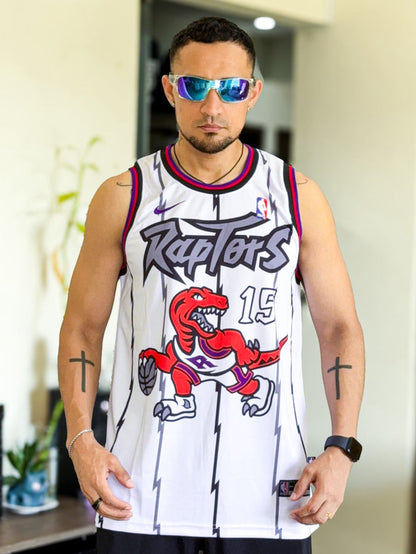 Solera Toronto Raptors Retro 15 Carter Blanca PREMIUM Onplay