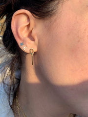 Star and Moon Earrings