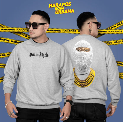 Sudadera Palm Angels ploma diseño atras