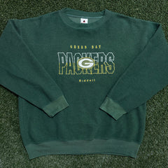 Vintage Green Bay Riddell Crewneck - L