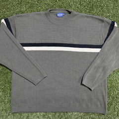 Vintage Sideout Stripe Crewneck - L