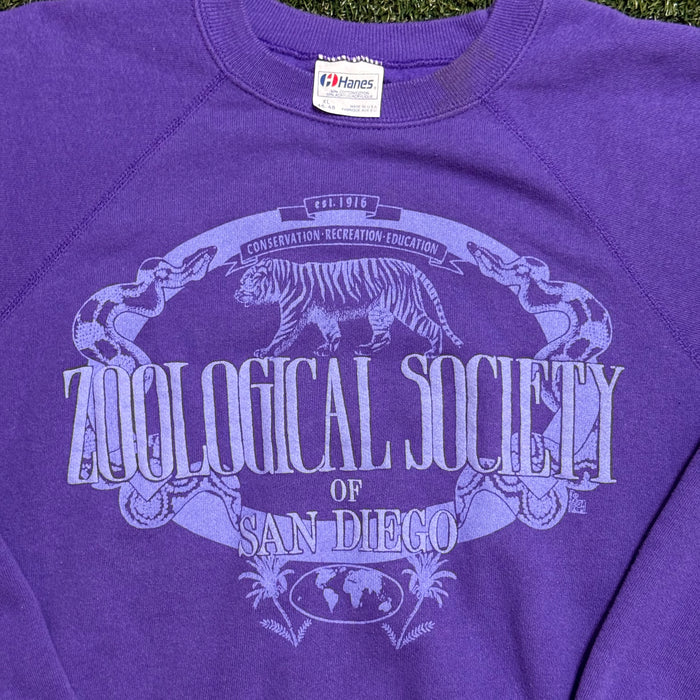 Vintage Zoological Society Crewneck - XL