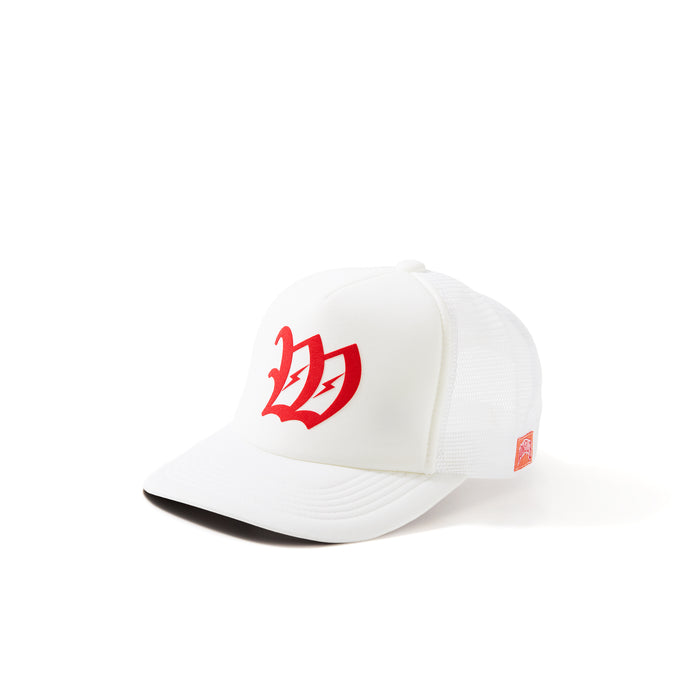 W Red logo CAP - White