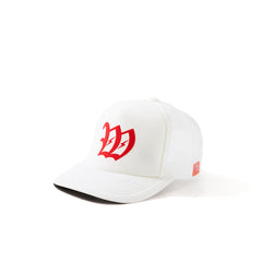 W Red logo CAP - White
