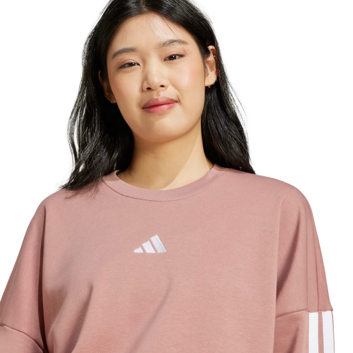 Adidas Women's Essentials French Terry 3-Strip Sweatshirt JD5288