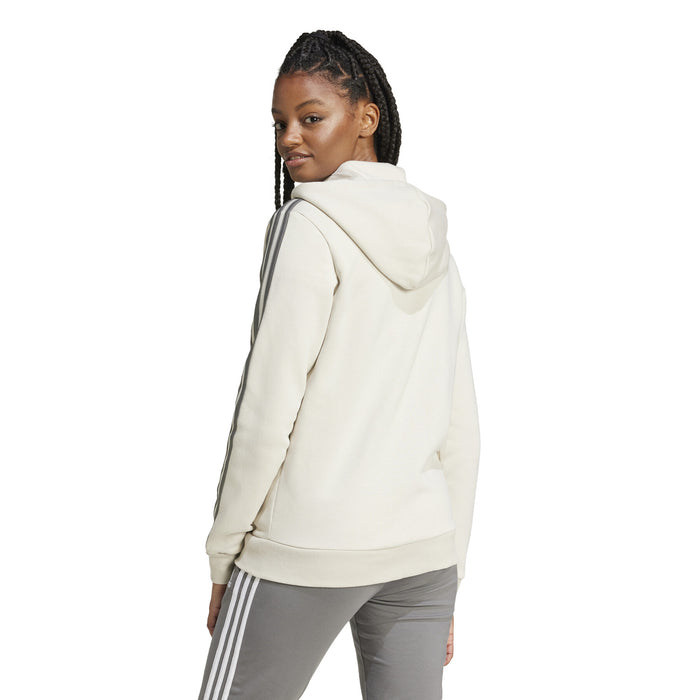 Adidas Women's Fleece Zip Hoodie Aluminium Beige | IY1732