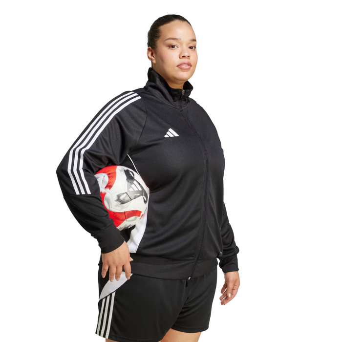 Adidas Women's Trio 24 Track Jacket (Plus Size) JE1820