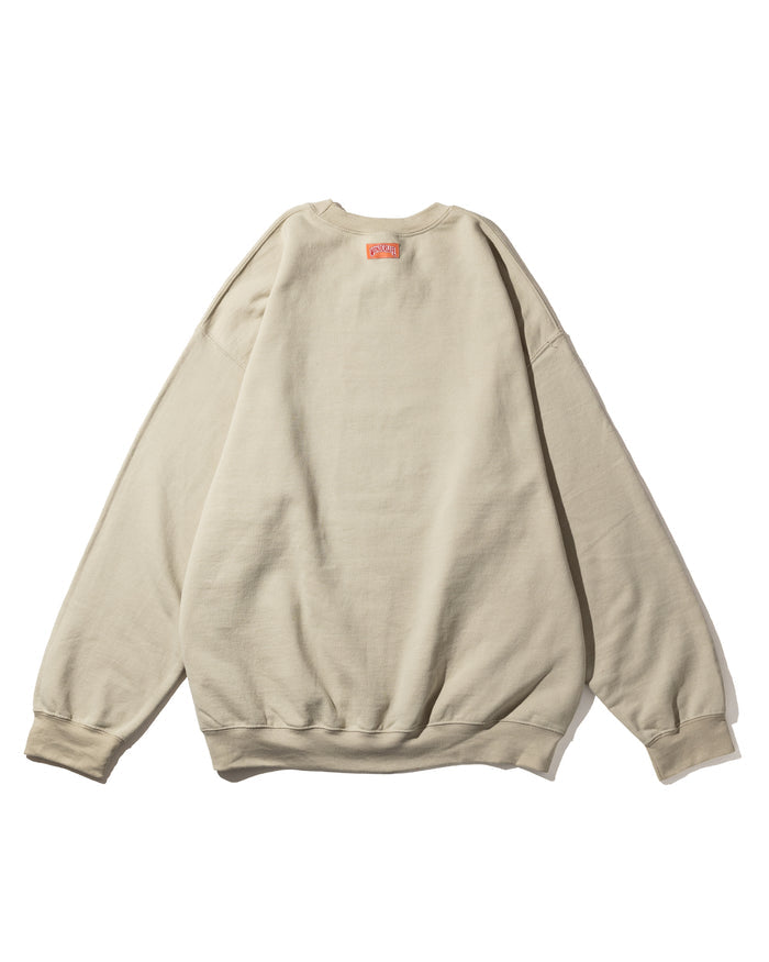 WONDER logo sweat BEIGE