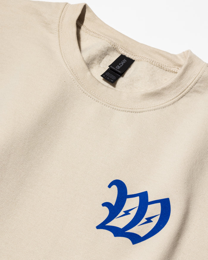 WONDER logo sweat BEIGE