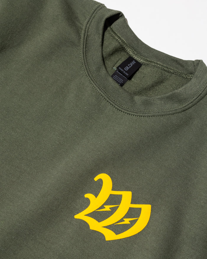 WONDER logo sweat KHAKI