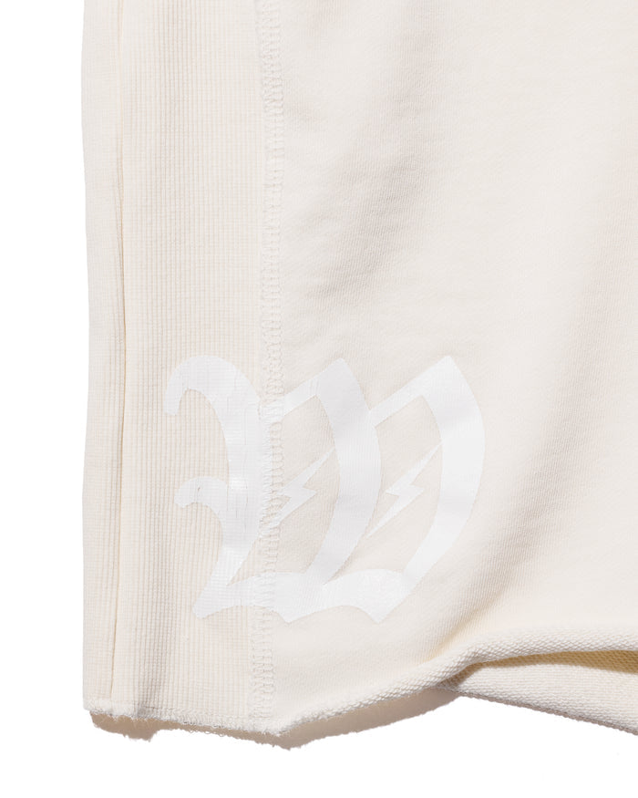 Wonder Raglan Sweat Shorts Cream