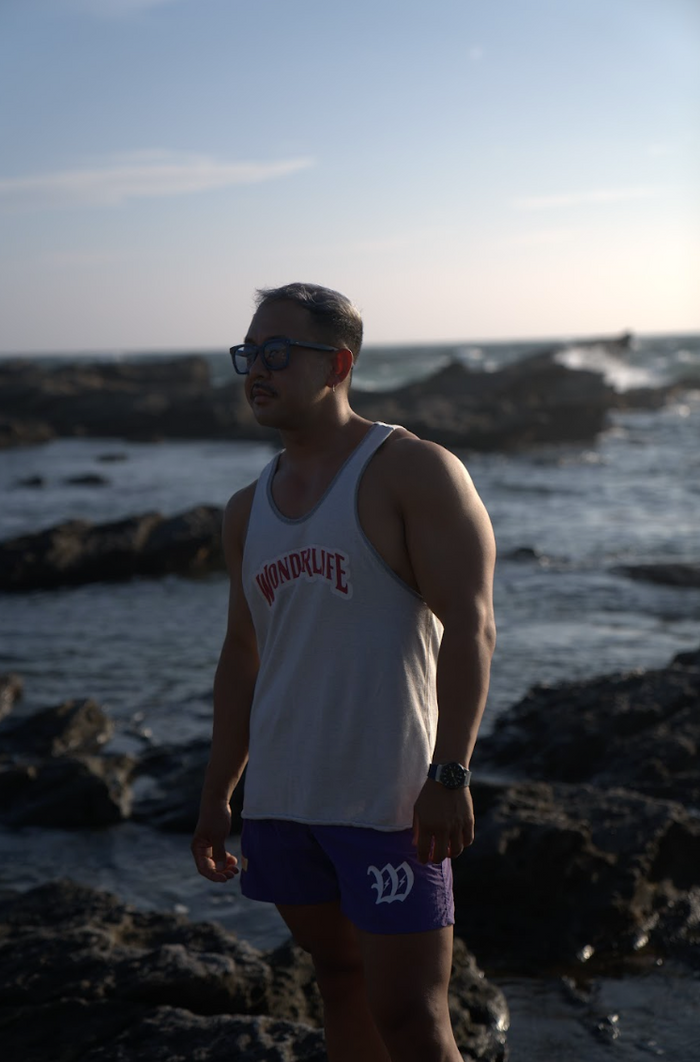 WONDER  tank top  logo-red