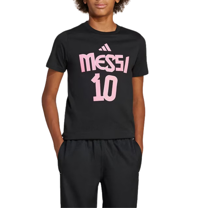 Adidas Young Kids Messi N&N Black T-Shirt– JJ3553